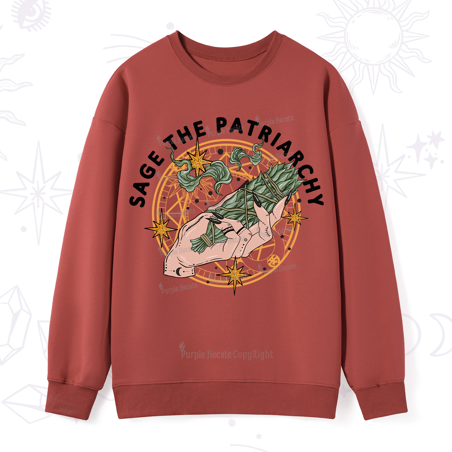 Purplehecate Sage The Patriarchy Sweatshirt