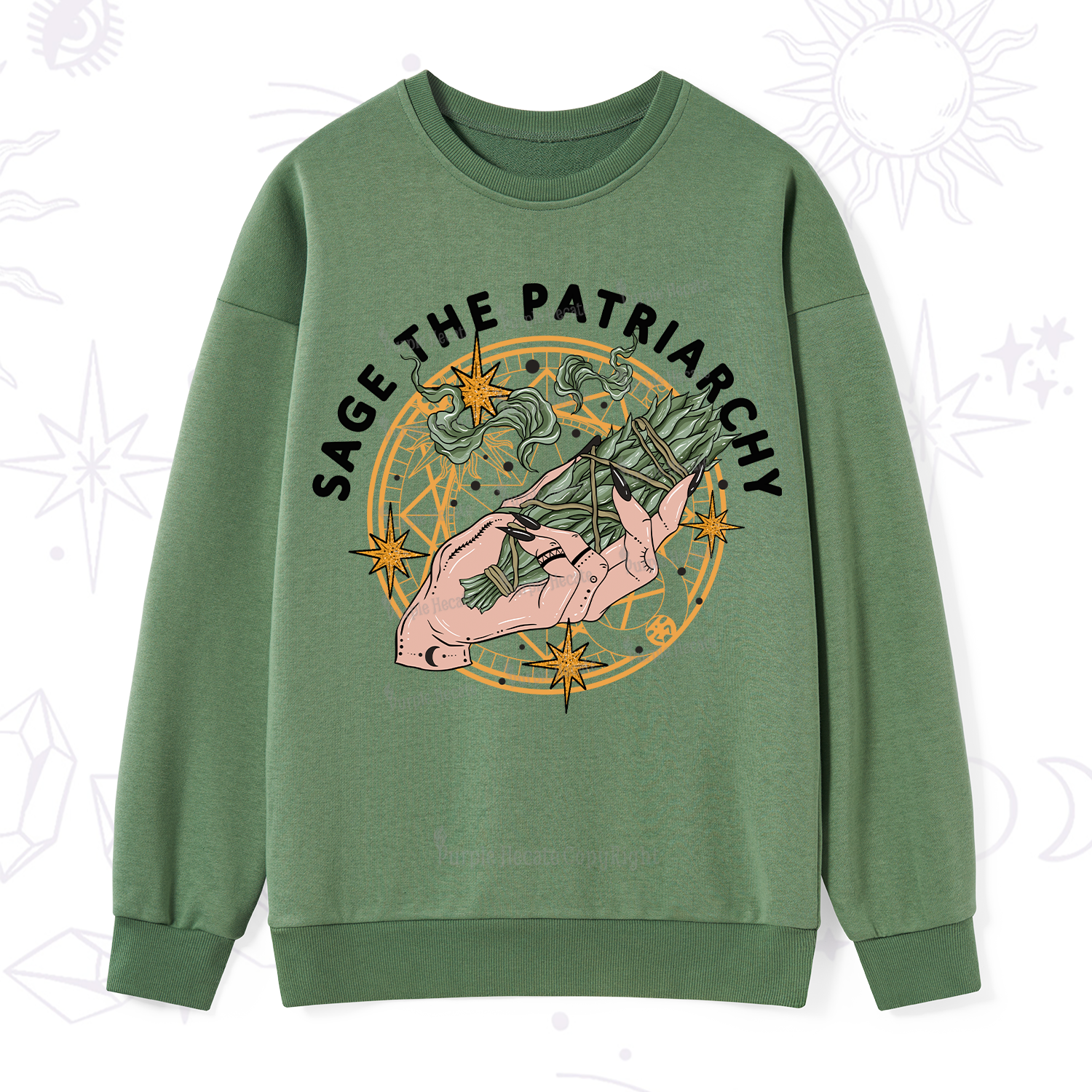 Purplehecate Sage The Patriarchy Sweatshirt