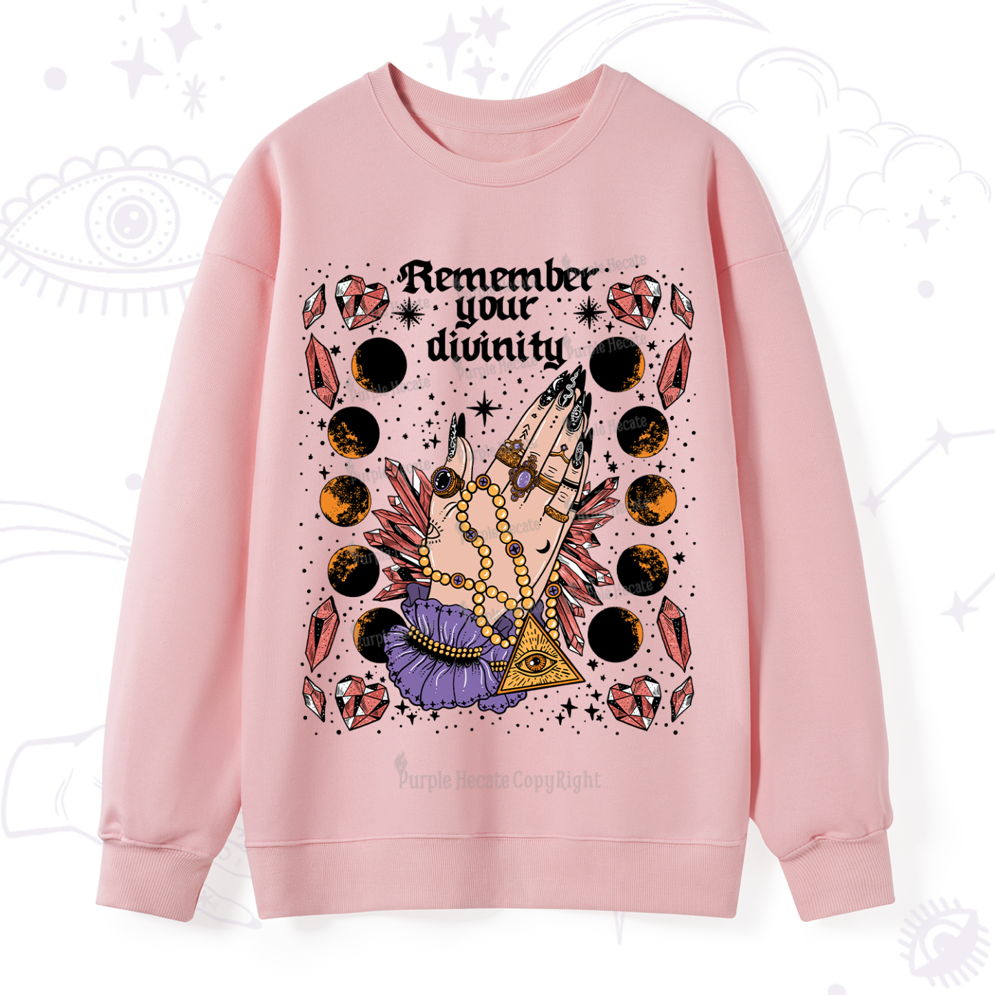 Purplehecate Remember Your Divinity Sweatshirt
