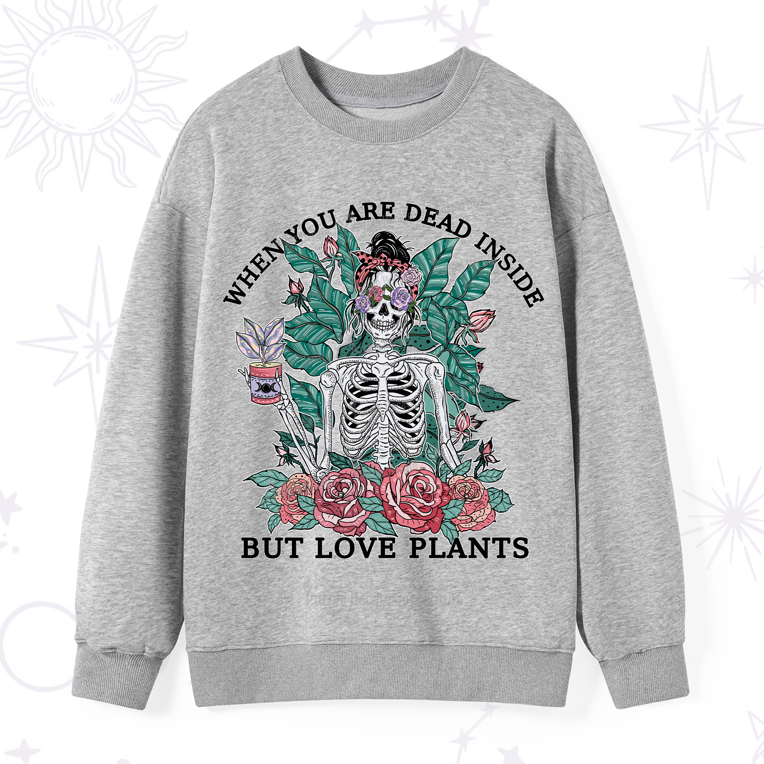 Purplehecate When You Dead Inside Sweatshirt