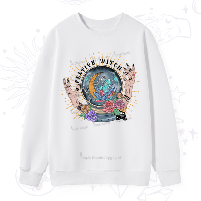 Purplehecate Festive Witch Sweatshirt