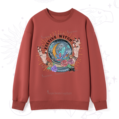 Purplehecate Festive Witch Sweatshirt
