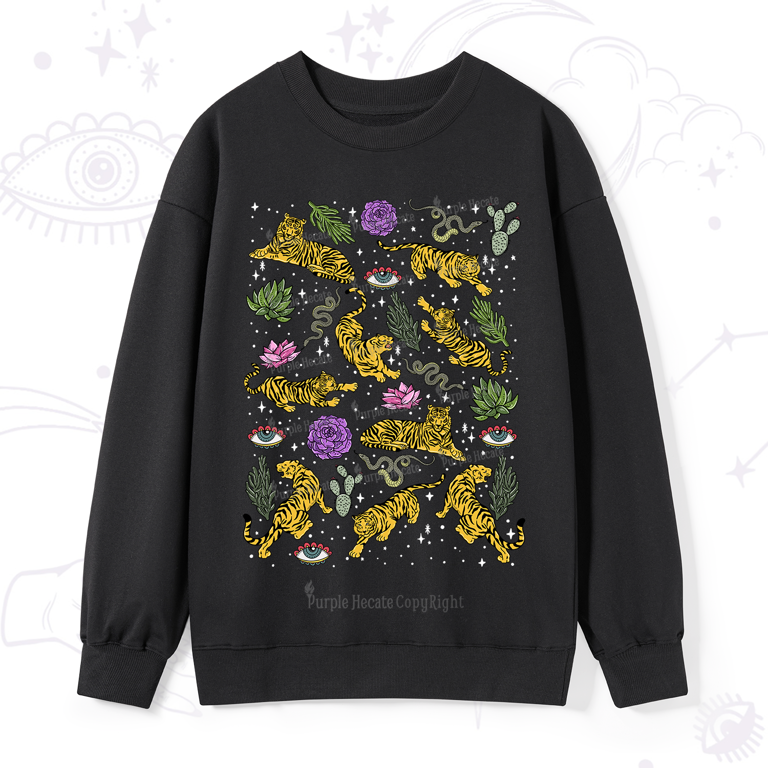 Purplehecate Desert Tiger Sweatshirt