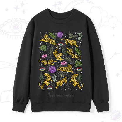 Purplehecate Desert Tiger Sweatshirt