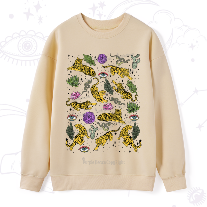 Purplehecate Desert Tiger Sweatshirt