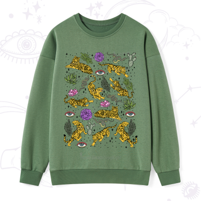 Purplehecate Desert Tiger Sweatshirt