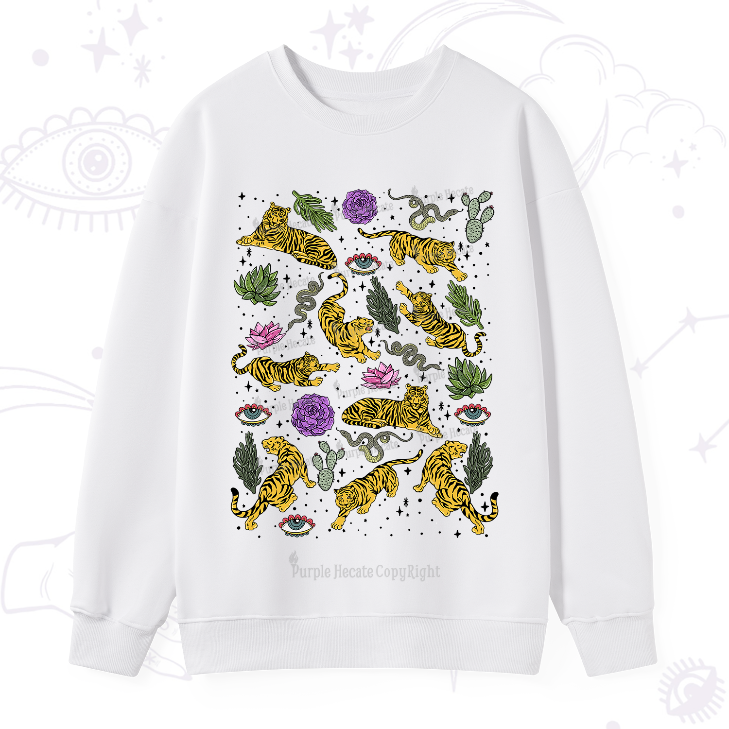 Purplehecate Desert Tiger Sweatshirt