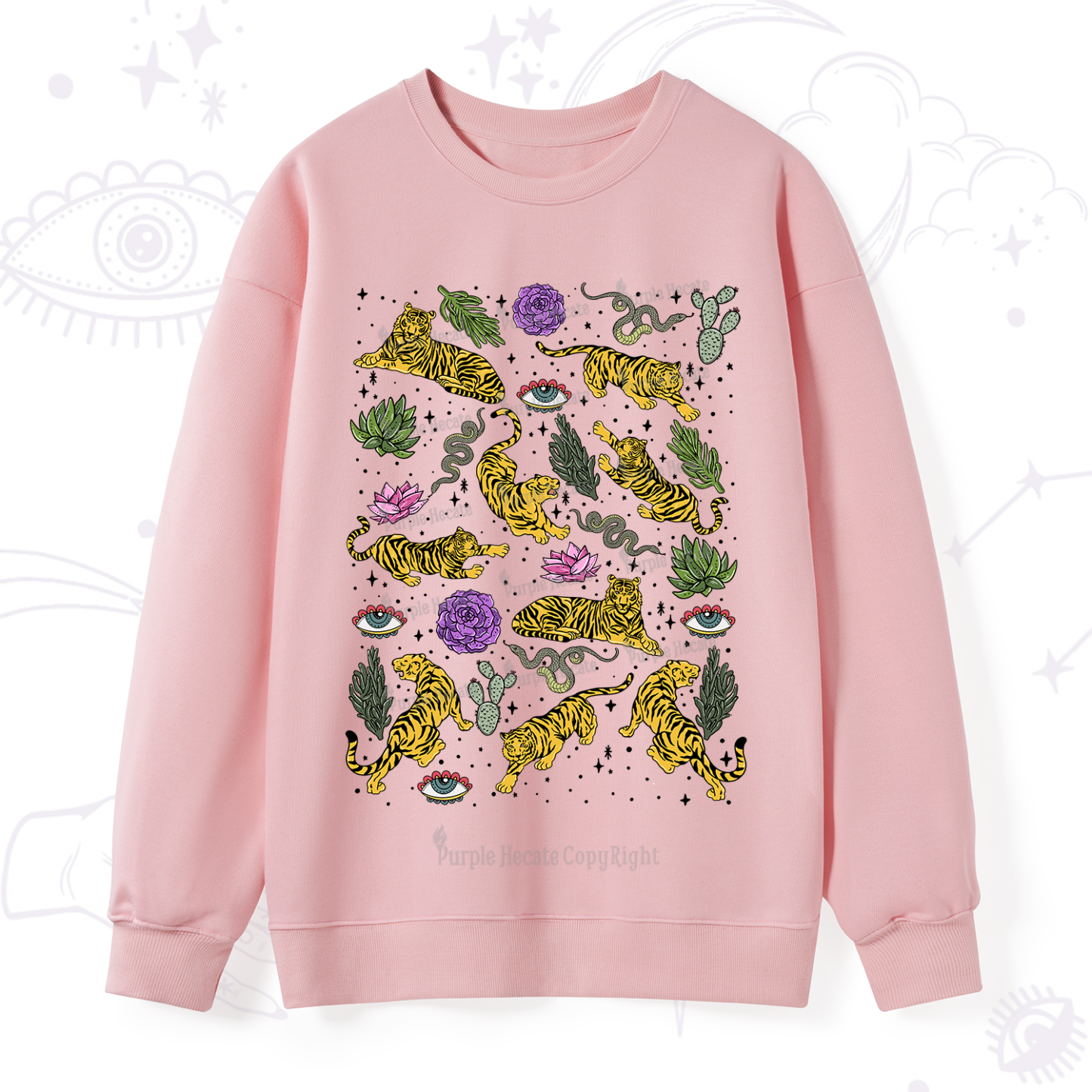 Purplehecate Desert Tiger Sweatshirt