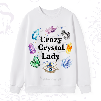 Purplehecate Crazy Crystal Lady Sweatshirt