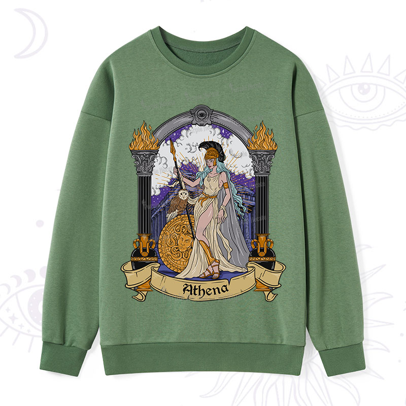 Purplehecate The Wise Goddess Athena Sweatshirt