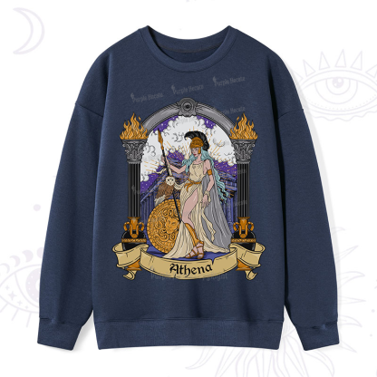 Purplehecate The Wise Goddess Athena Sweatshirt