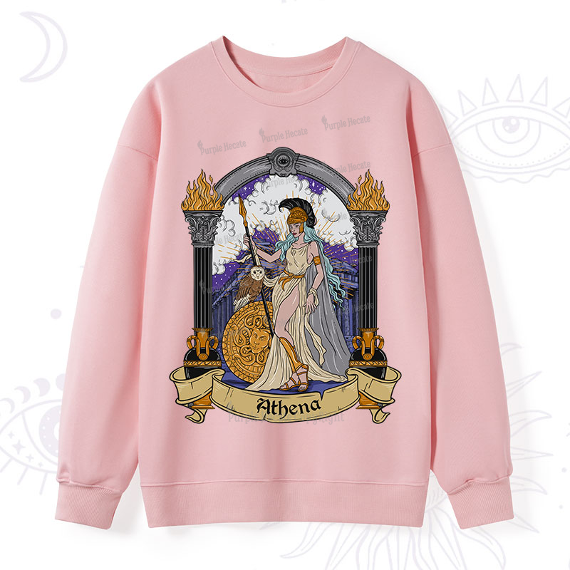 Purplehecate The Wise Goddess Athena Sweatshirt