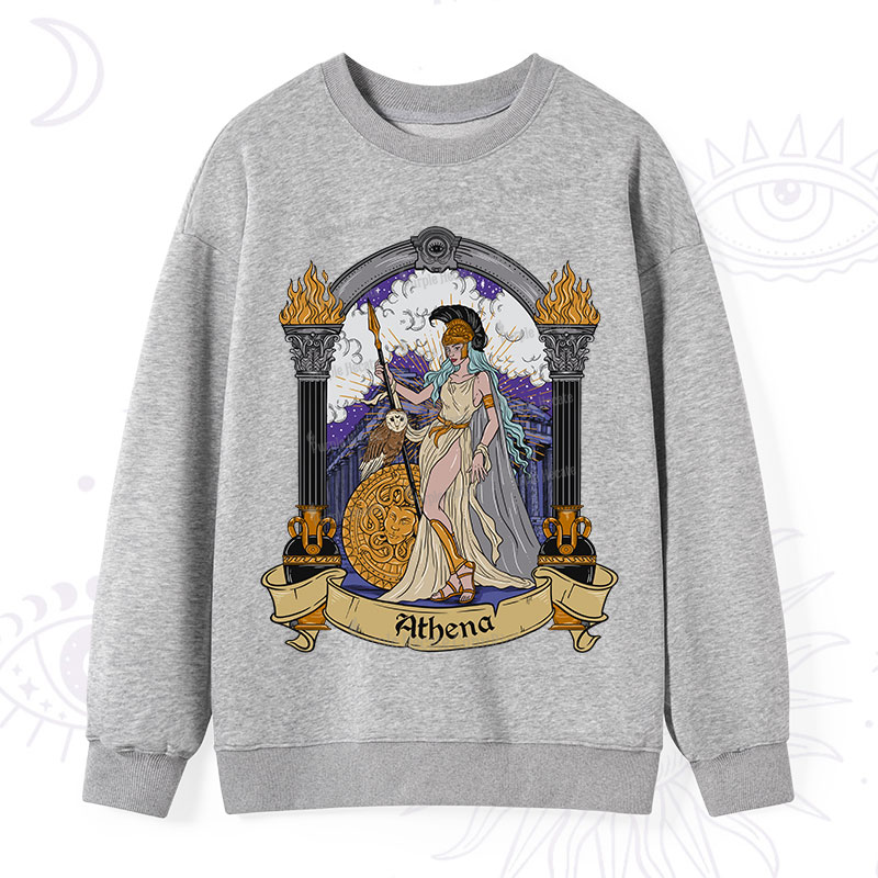 Purplehecate The Wise Goddess Athena Sweatshirt