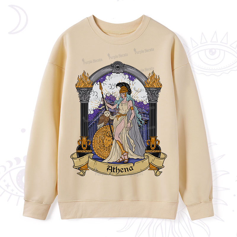 Purplehecate The Wise Goddess Athena Sweatshirt