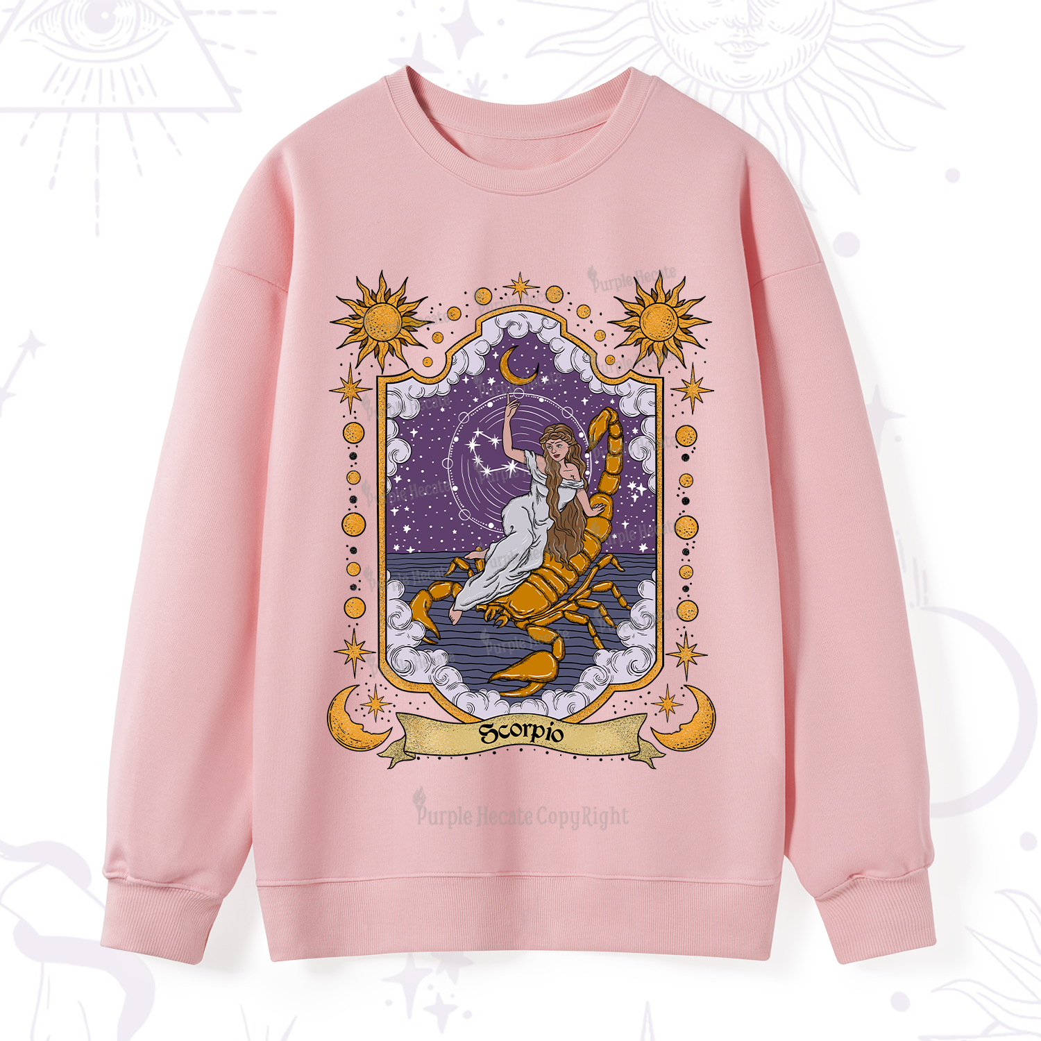 Purplehecate Scorpio Zodiac Sweatshirt