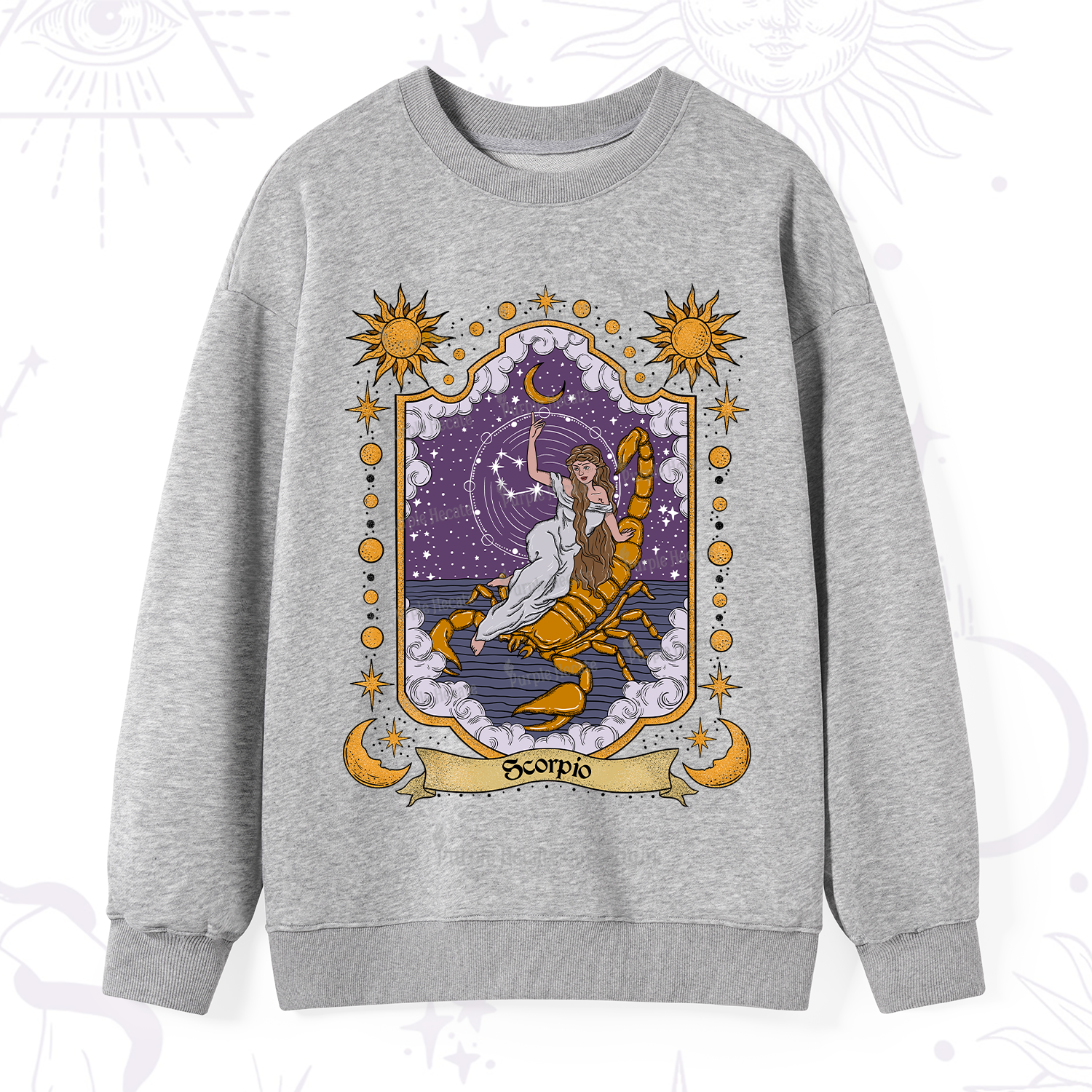 Purplehecate Scorpio Zodiac Sweatshirt