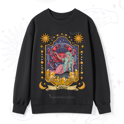 Purplehecate Cancer Zodiac Sweatshirt