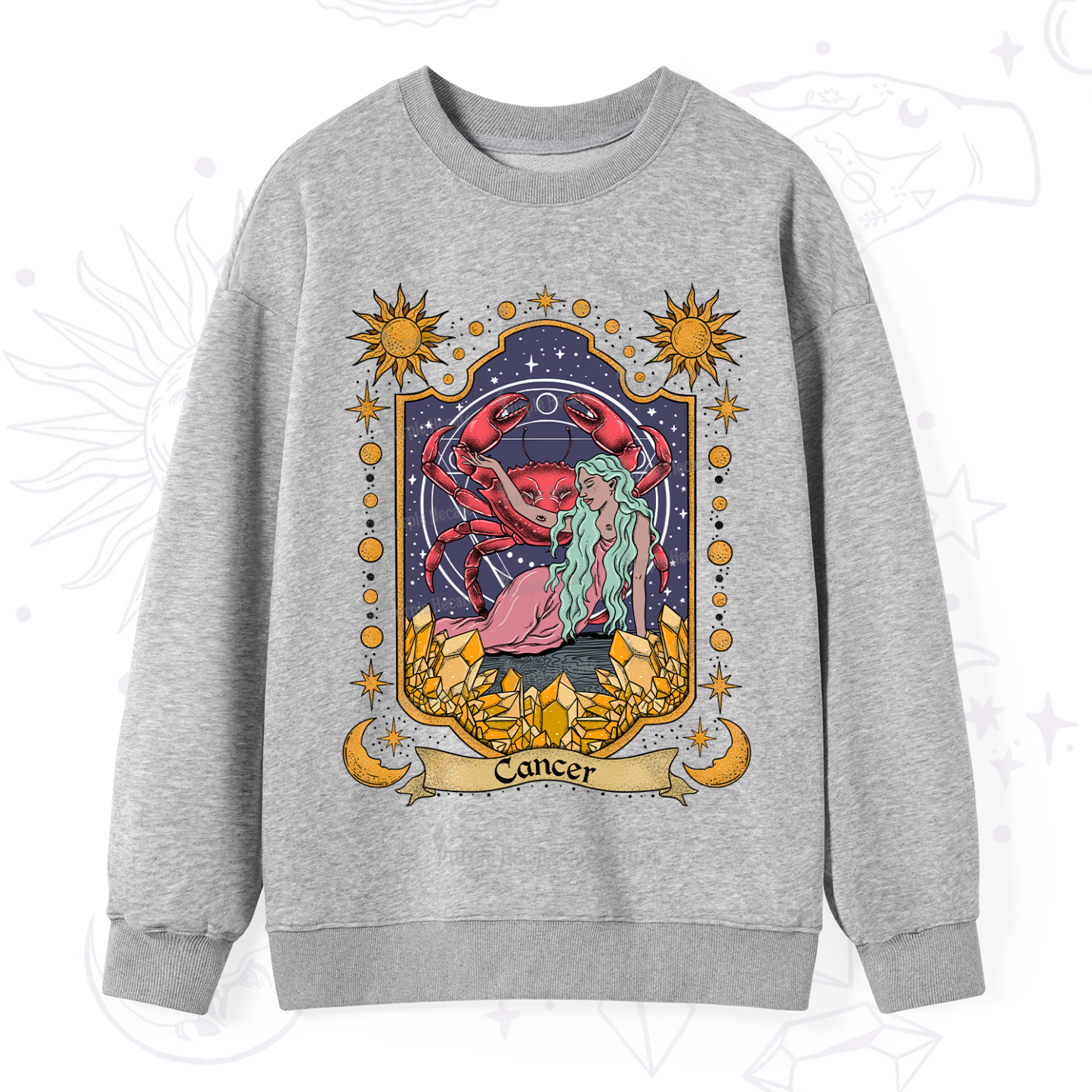 Purplehecate Cancer Zodiac Sweatshirt