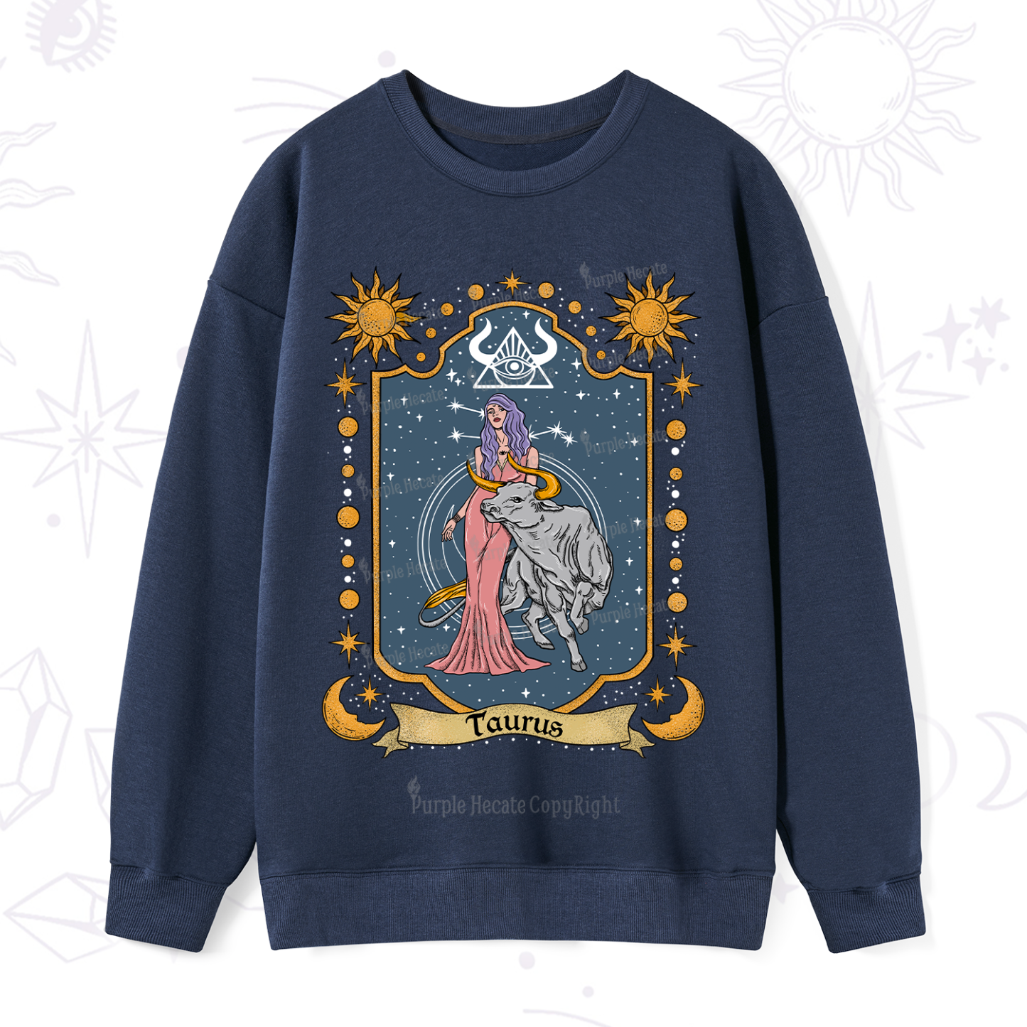 Purplehecate Taurus Zodiac Sweatshirt