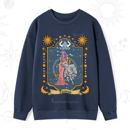 Purplehecate Taurus Zodiac Sweatshirt