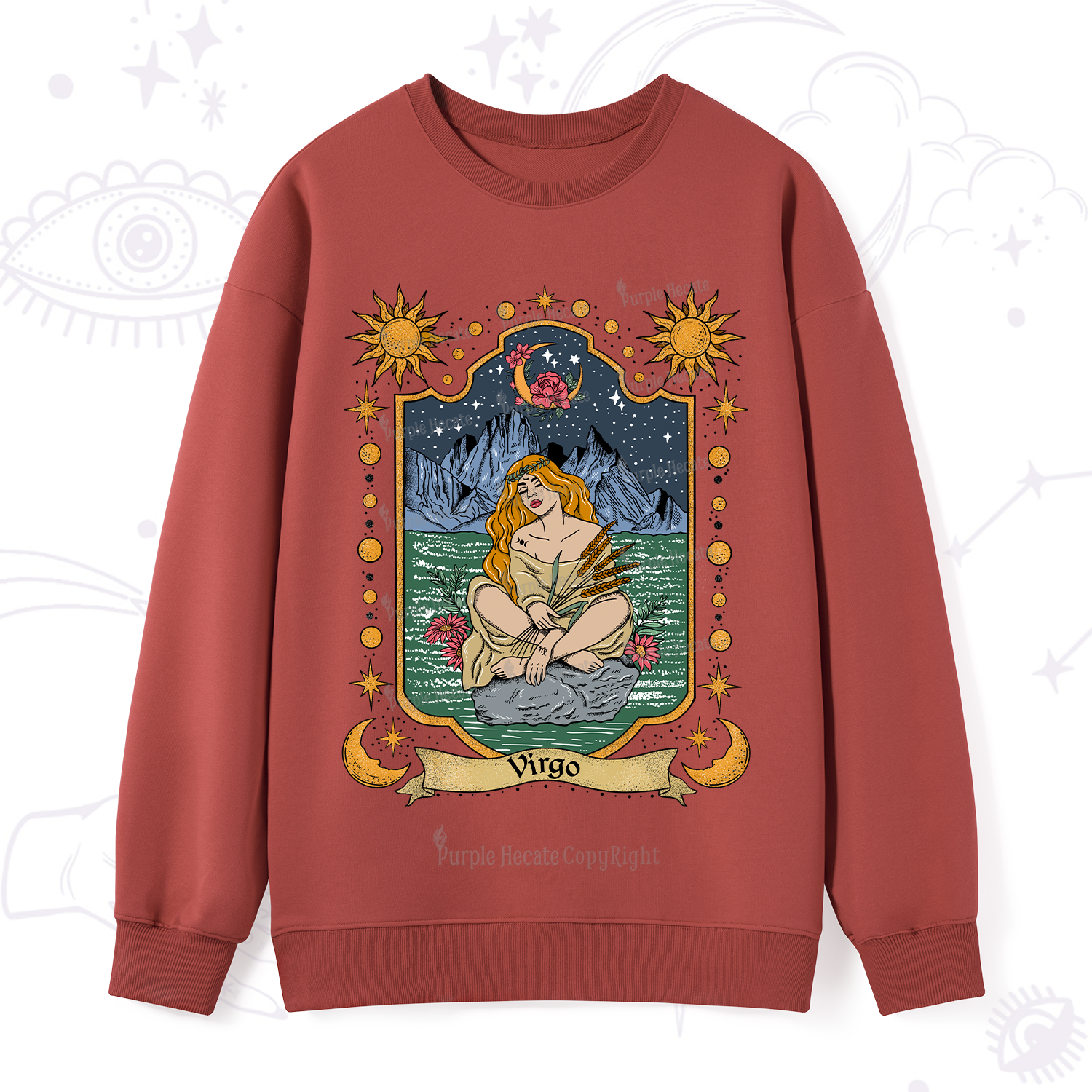 Purplehecate Virgo Zodiac Sweatshirt