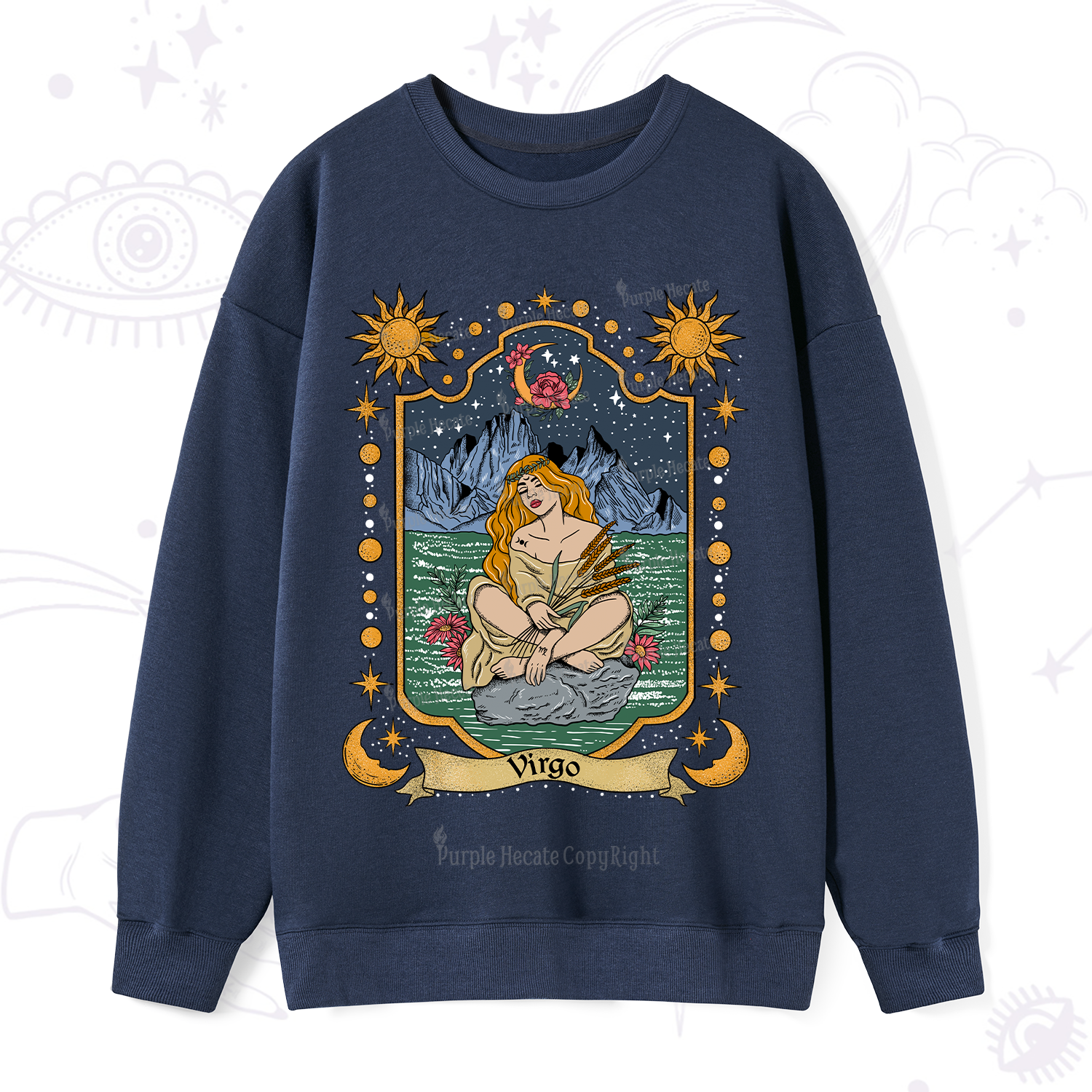 Purplehecate Virgo Zodiac Sweatshirt