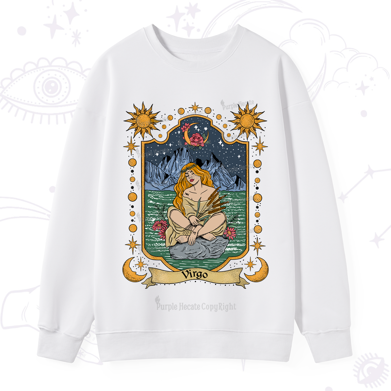 Purplehecate Virgo Zodiac Sweatshirt
