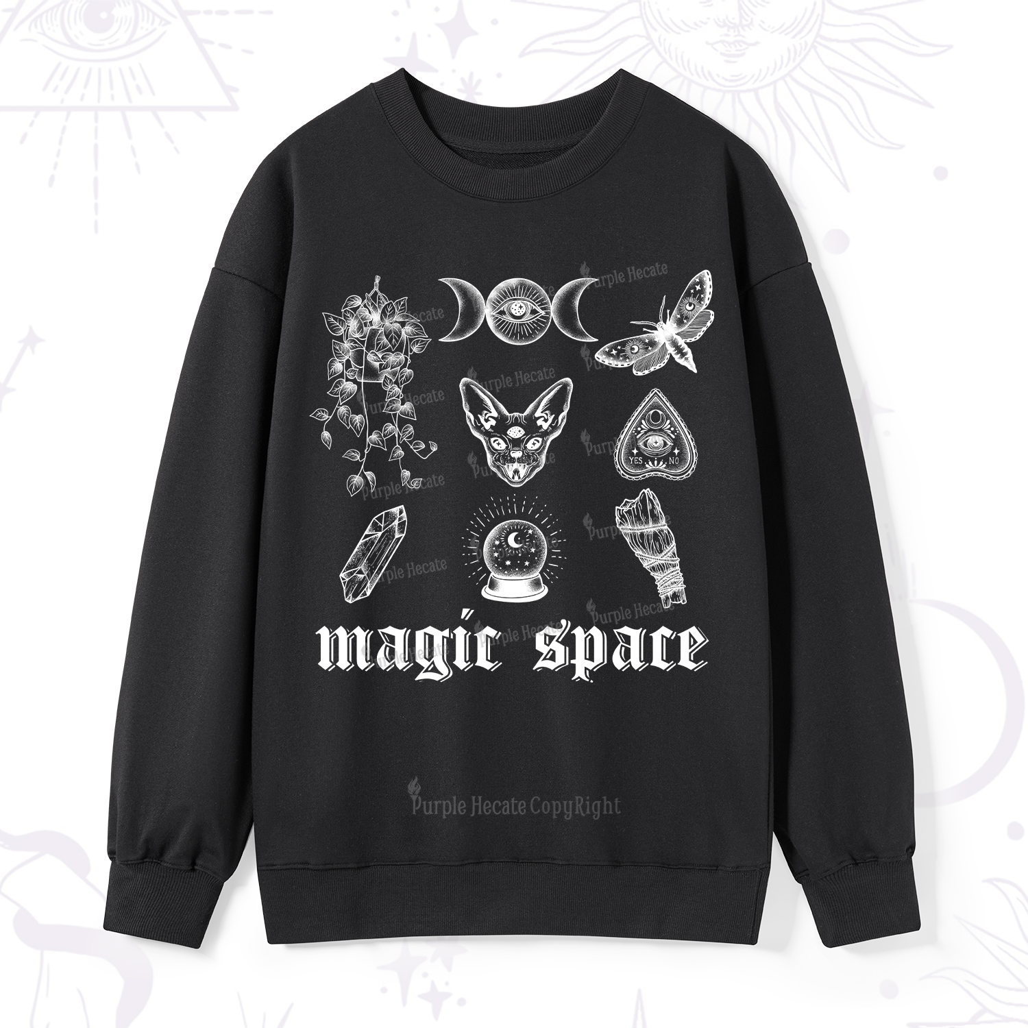 Purplehecate Magic Space Sweatshirt