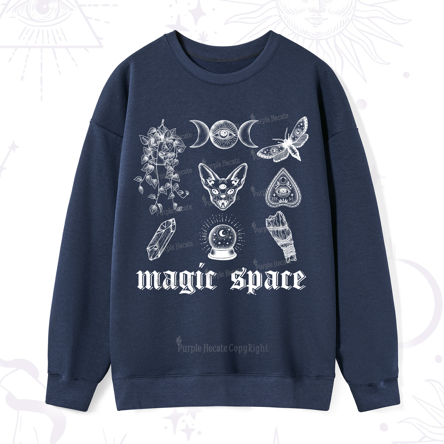 Purplehecate Magic Space Sweatshirt