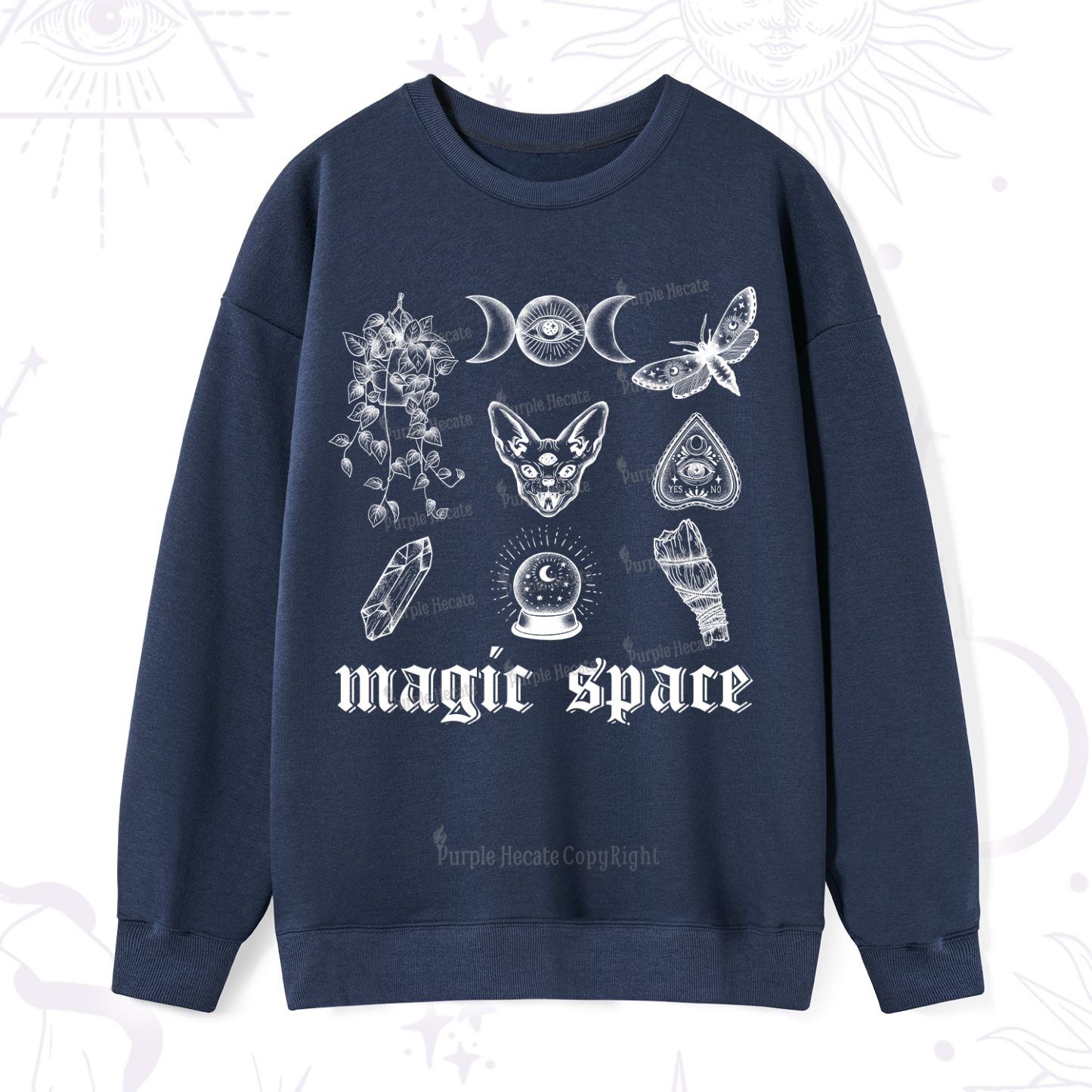 Purplehecate Magic Space Sweatshirt