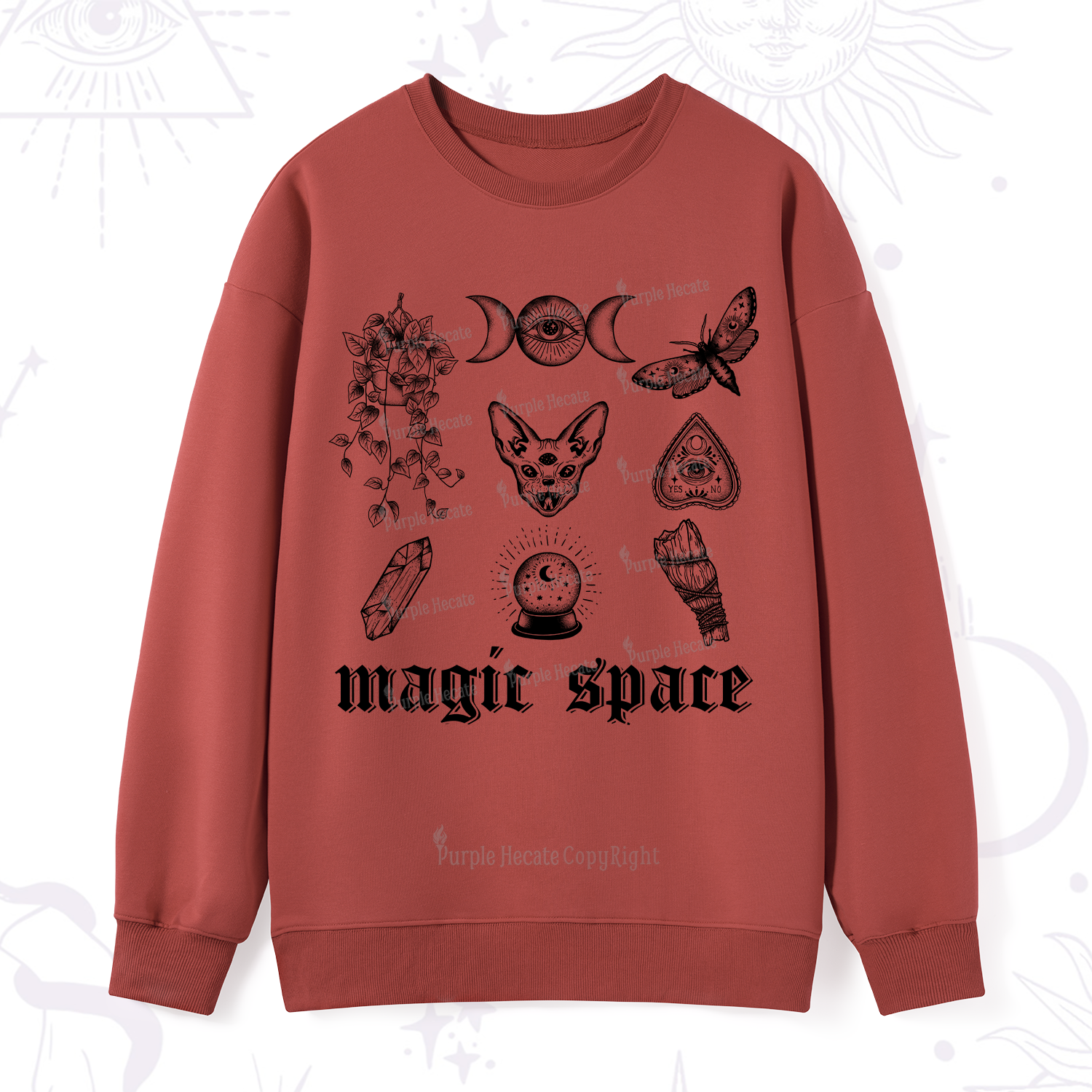 Purplehecate Magic Space Sweatshirt