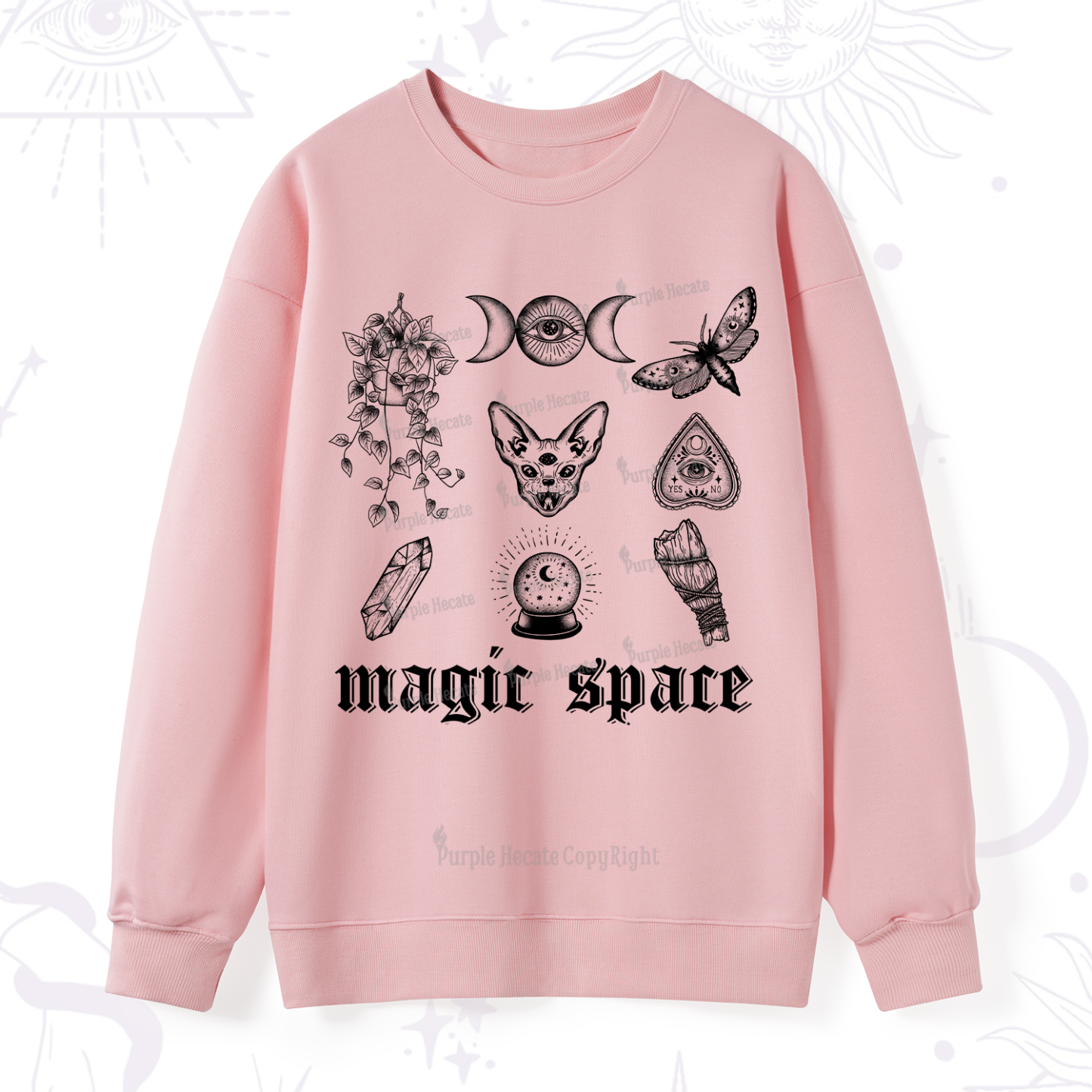 Purplehecate Magic Space Sweatshirt