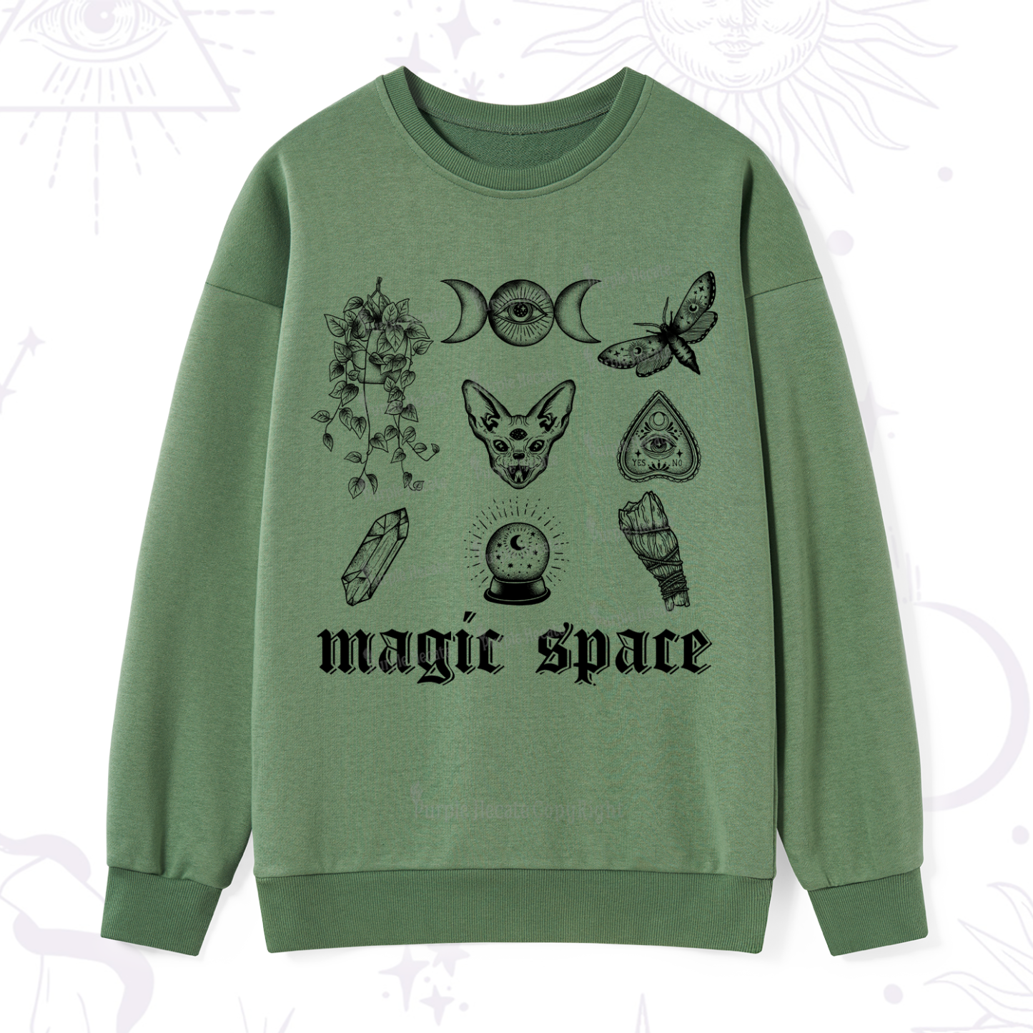 Purplehecate Magic Space Sweatshirt