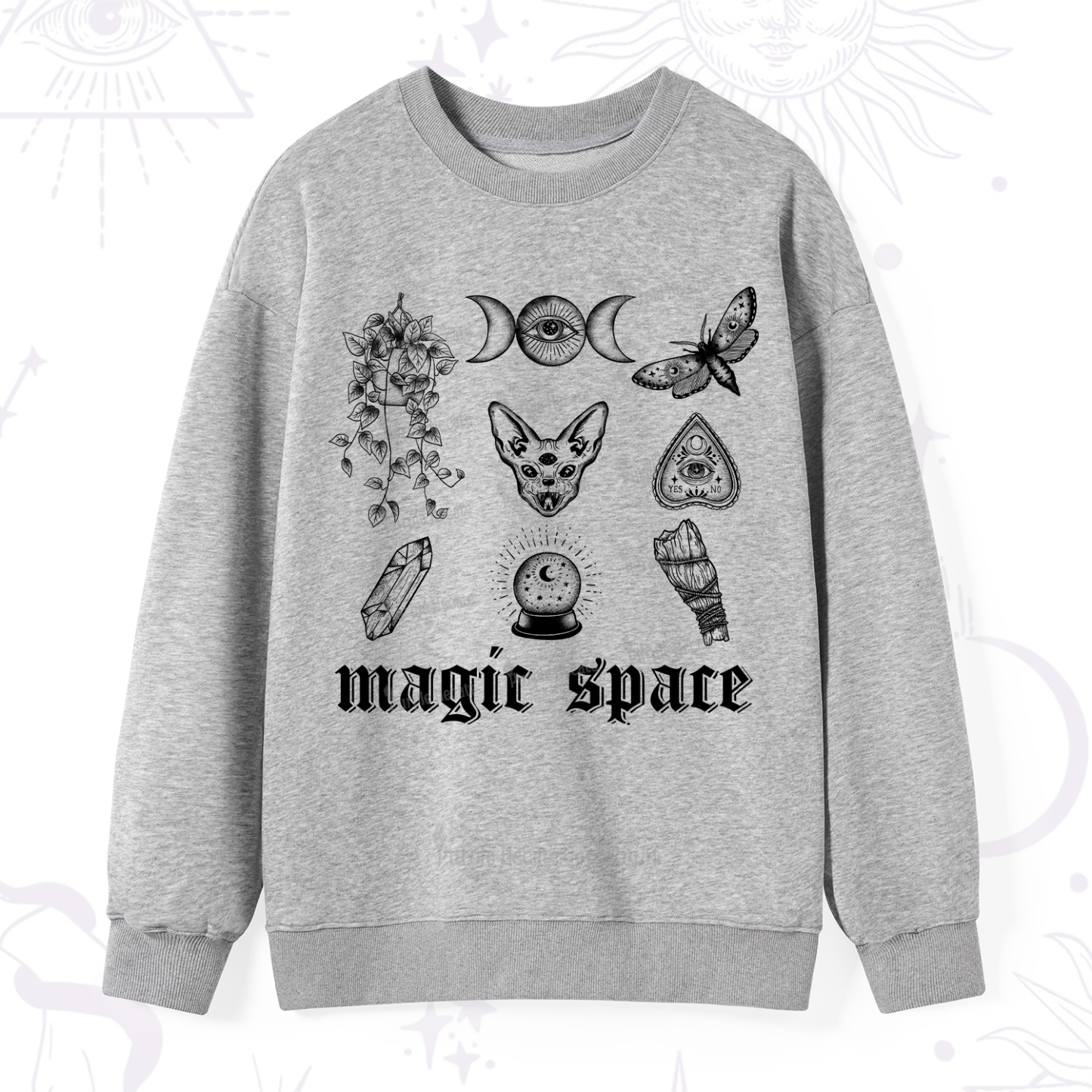 Purplehecate Magic Space Sweatshirt