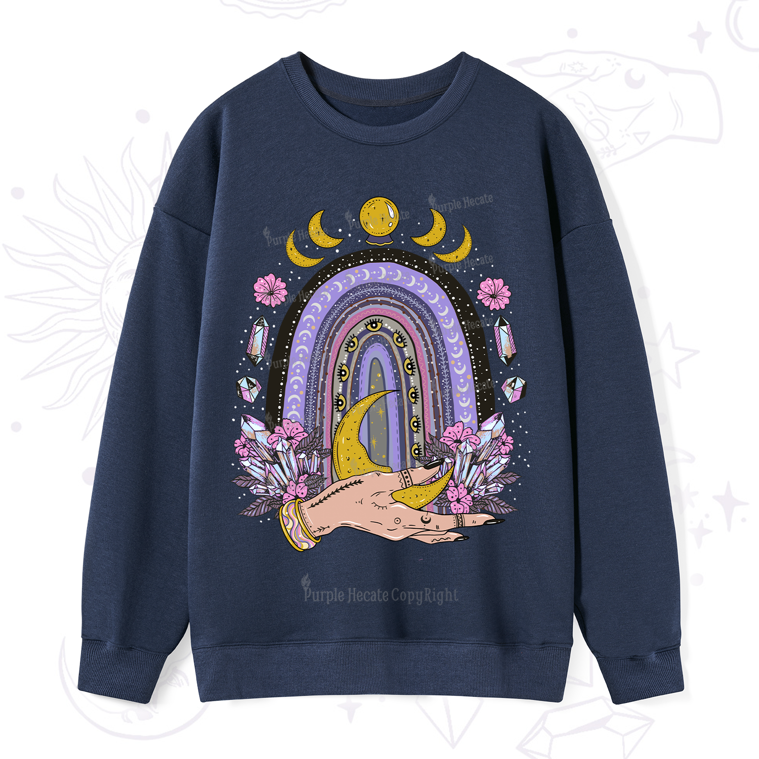 Purplehecate Magic Rainbow Sweatshirt