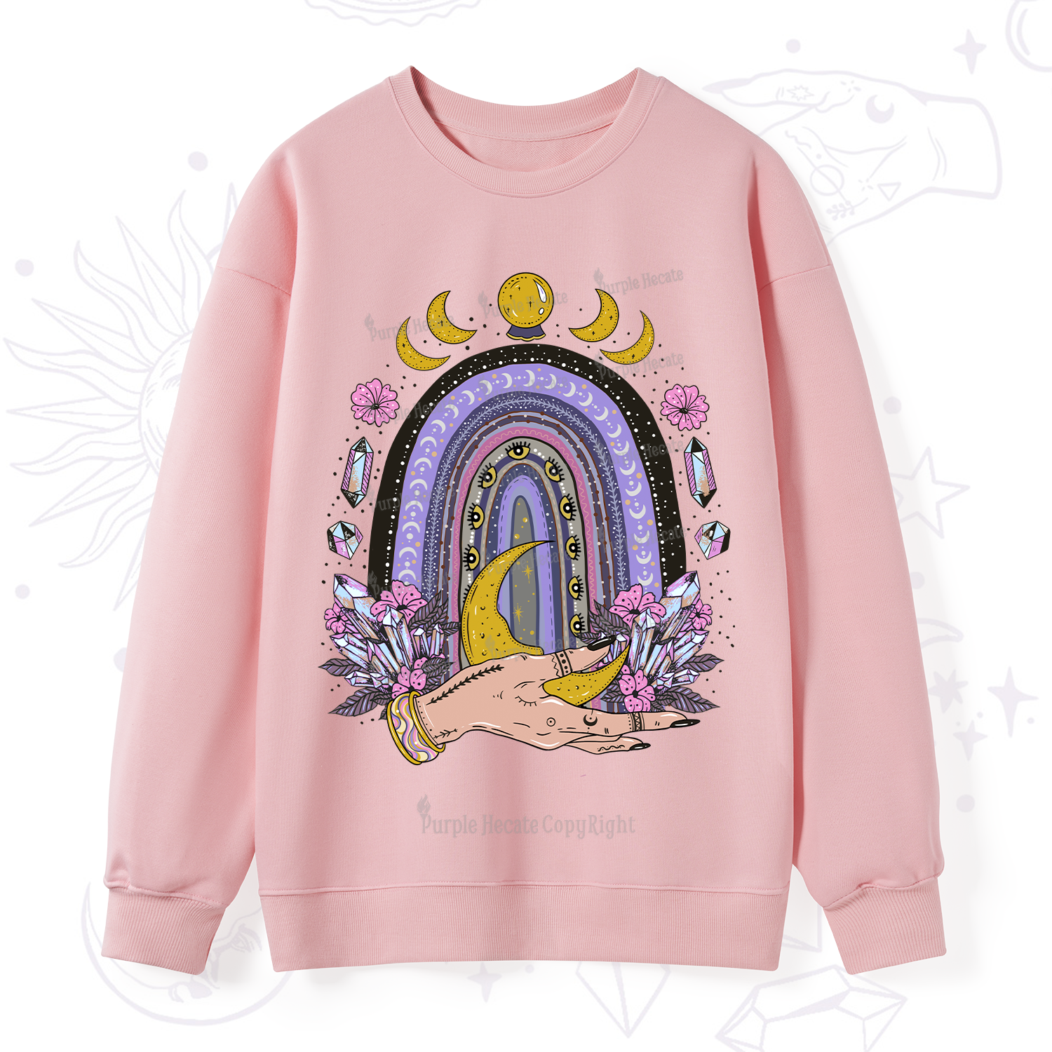 Purplehecate Magic Rainbow Sweatshirt