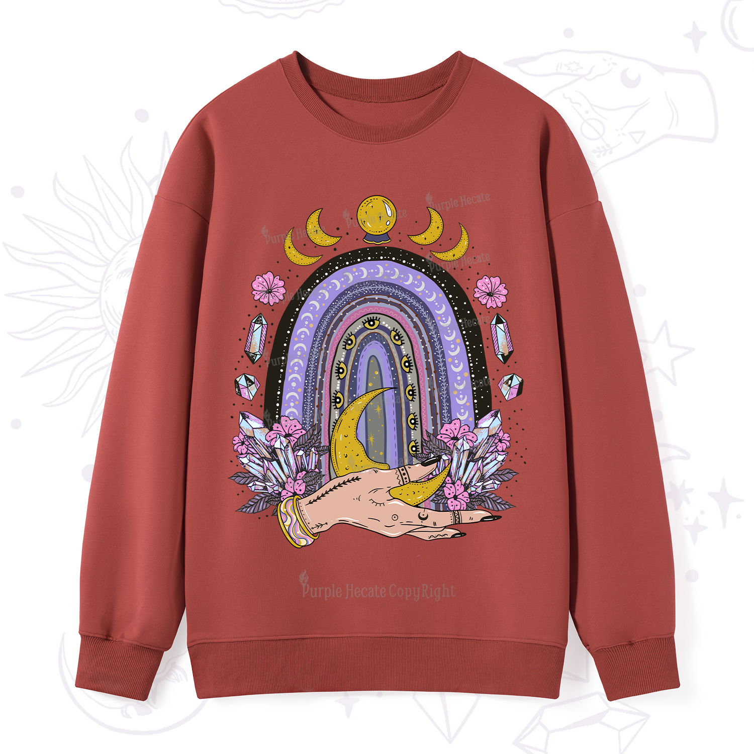 Purplehecate Magic Rainbow Sweatshirt