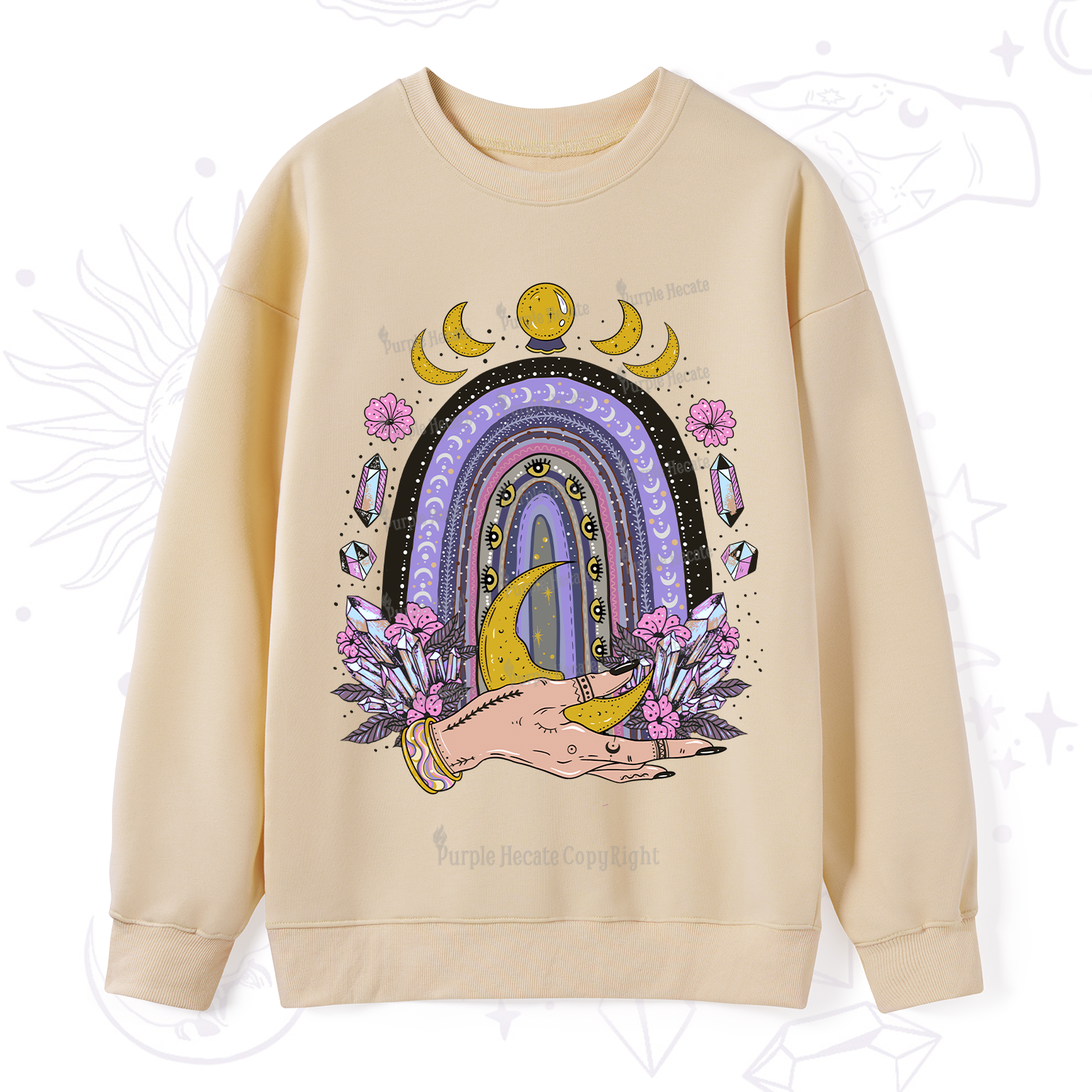 Purplehecate Magic Rainbow Sweatshirt