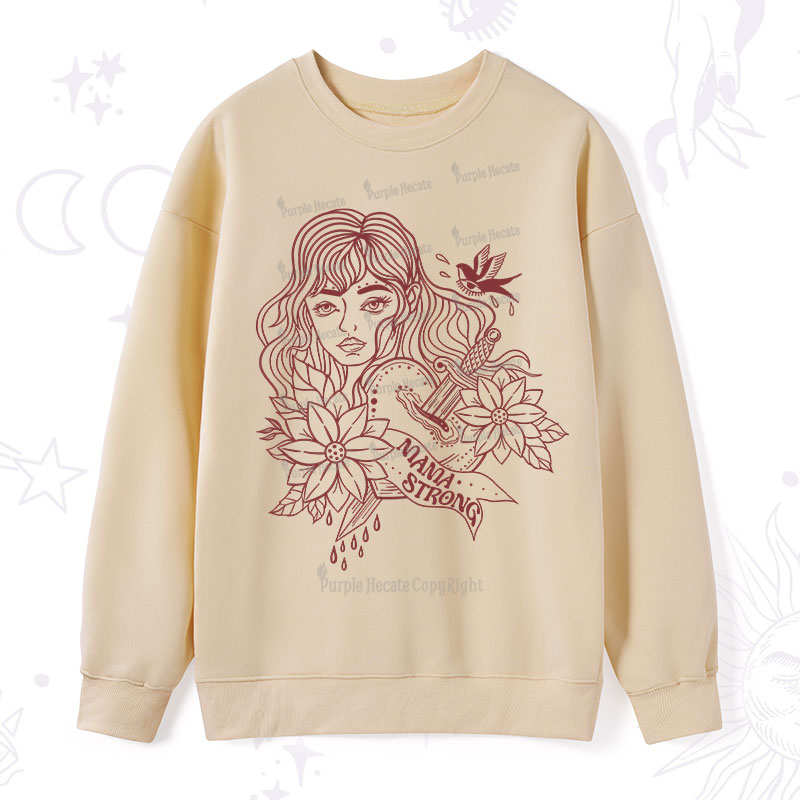 Purplehecate Mama Strong Sweatshirt