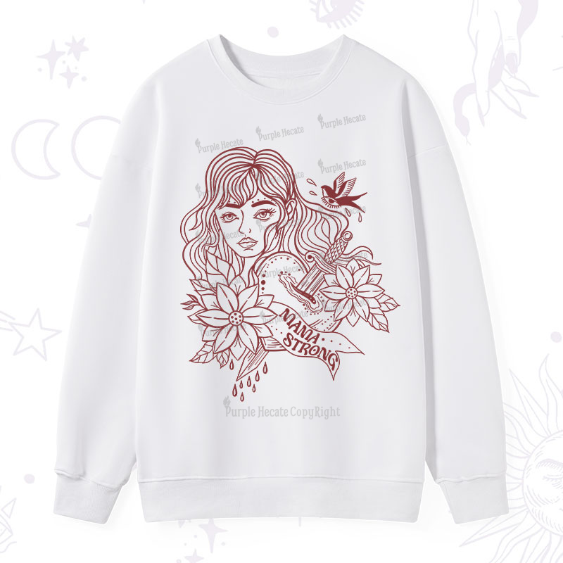 Purplehecate Mama Strong Sweatshirt