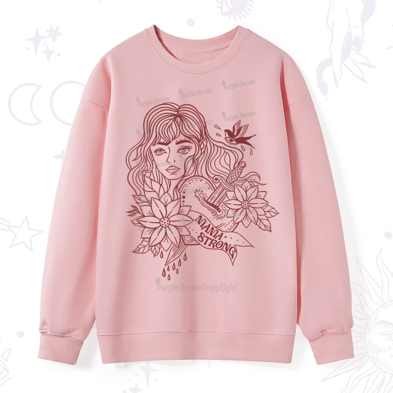 Purplehecate Mama Strong Sweatshirt