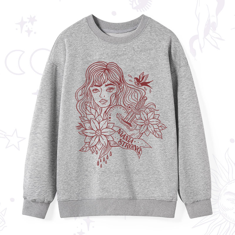 Purplehecate Mama Strong Sweatshirt