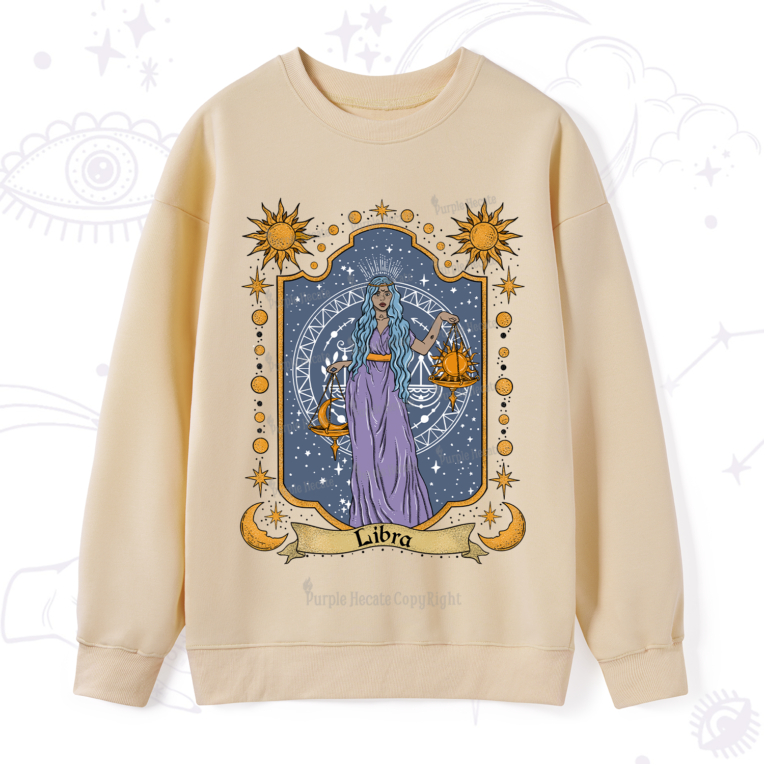 Purplehecate Libra Zodiac Sweatshirt