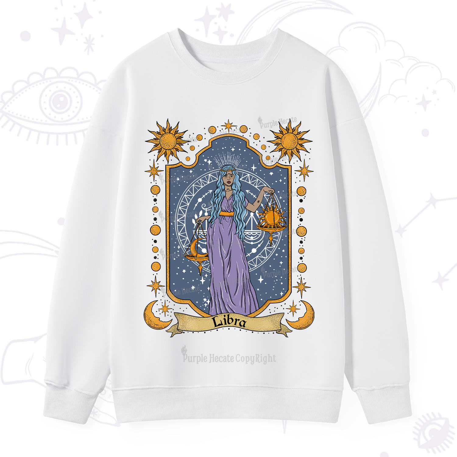 Purplehecate Libra Zodiac Sweatshirt