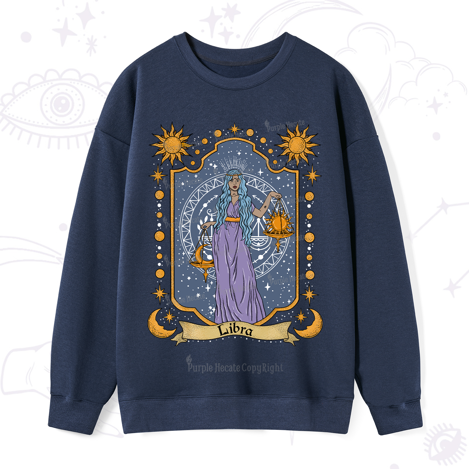 Purplehecate Libra Zodiac Sweatshirt