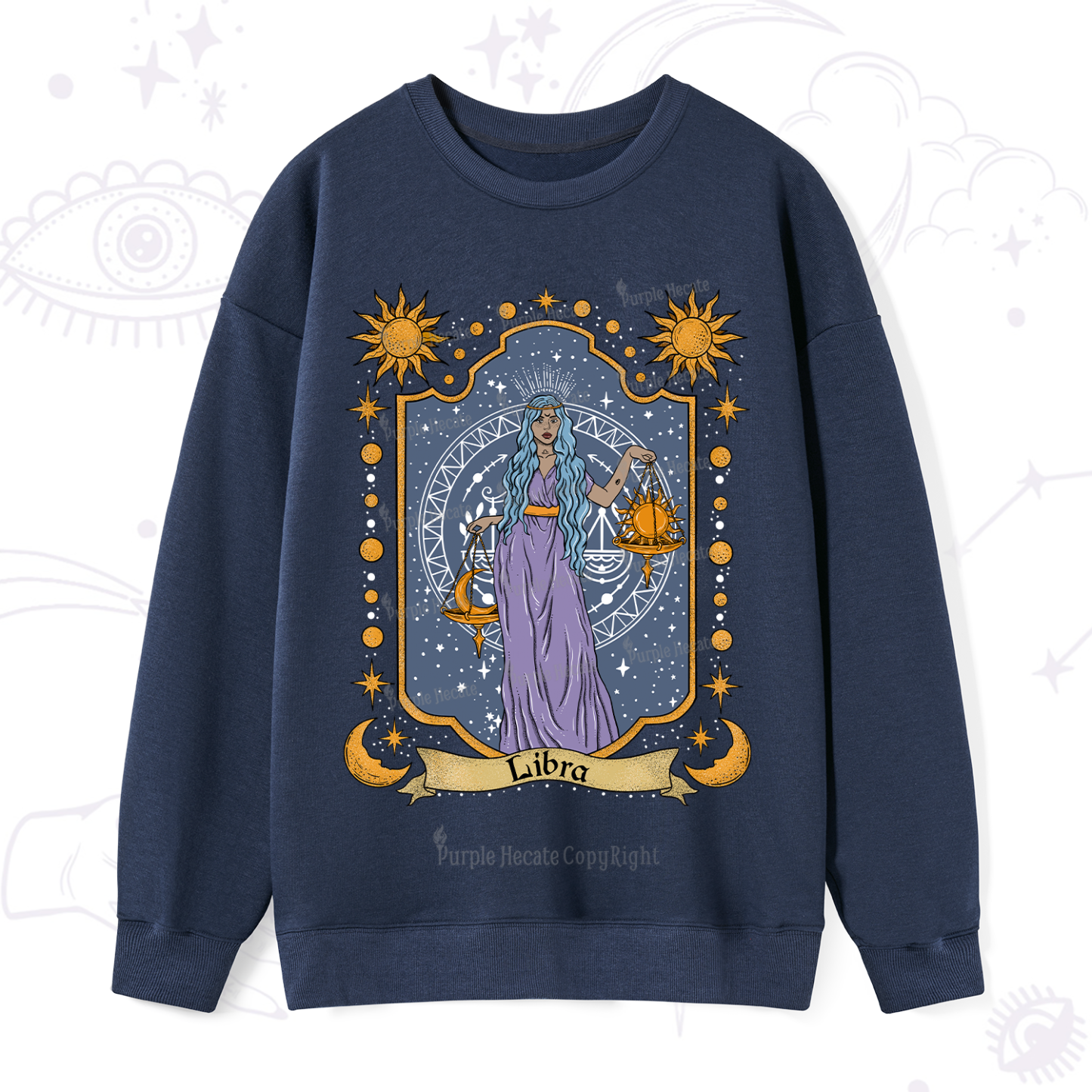 Purplehecate Libra Zodiac Sweatshirt