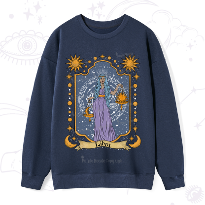 Purplehecate Libra Zodiac Sweatshirt