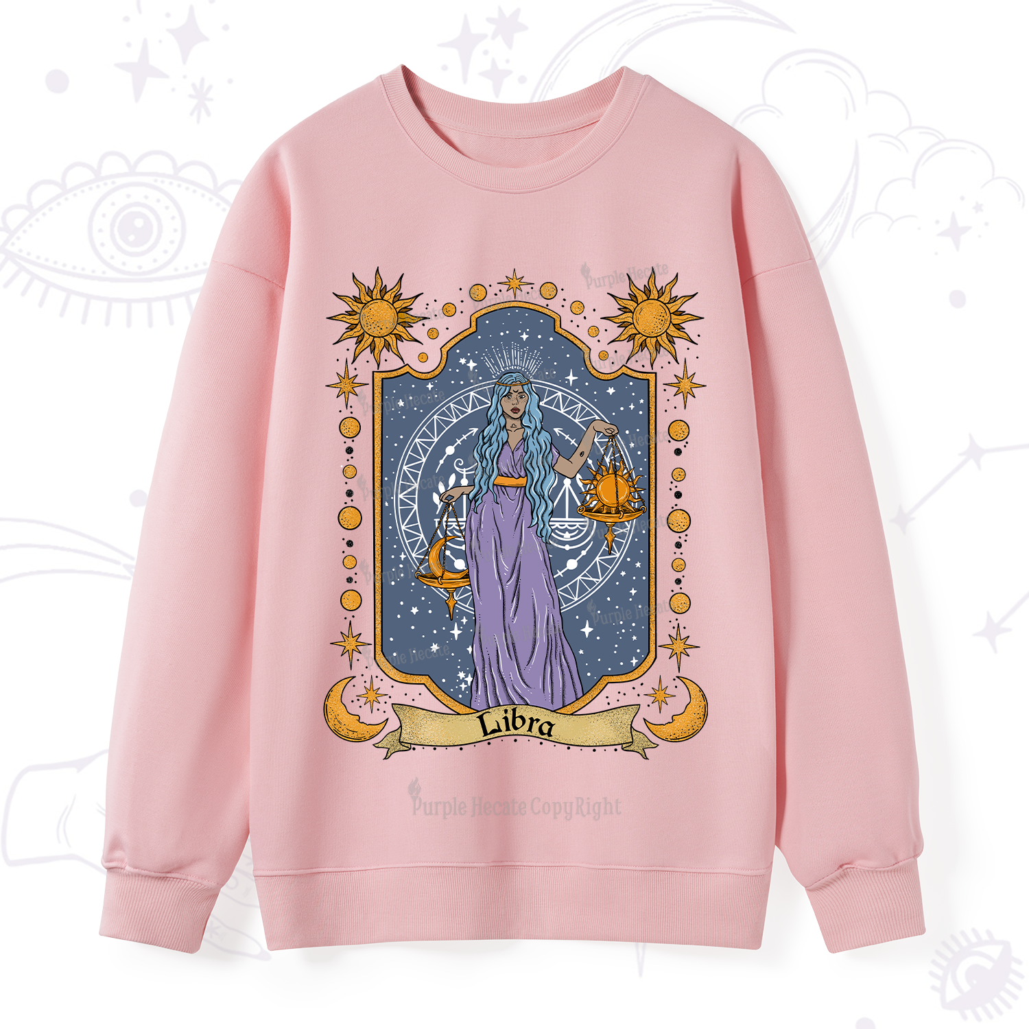 Purplehecate Libra Zodiac Sweatshirt
