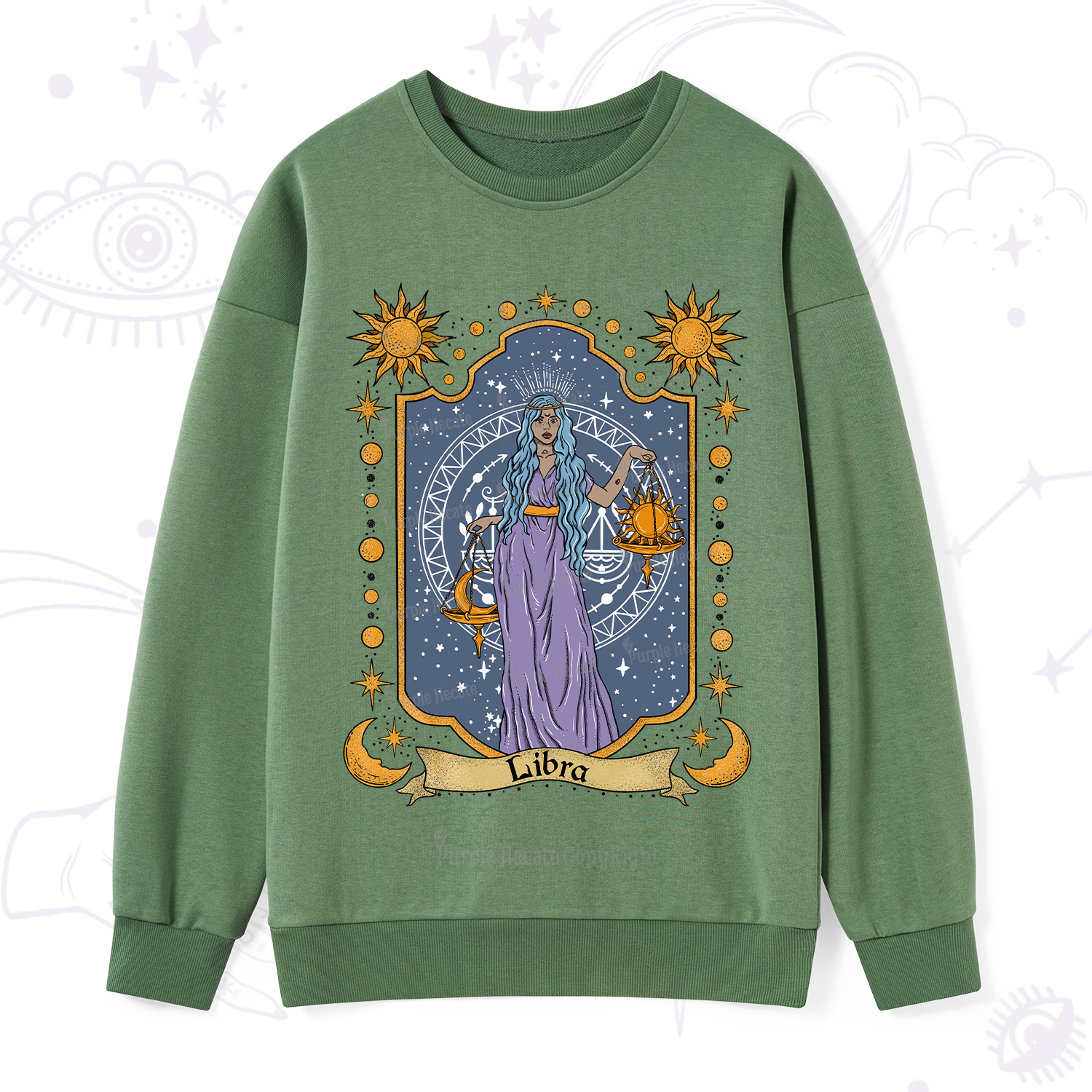 Purplehecate Libra Zodiac Sweatshirt