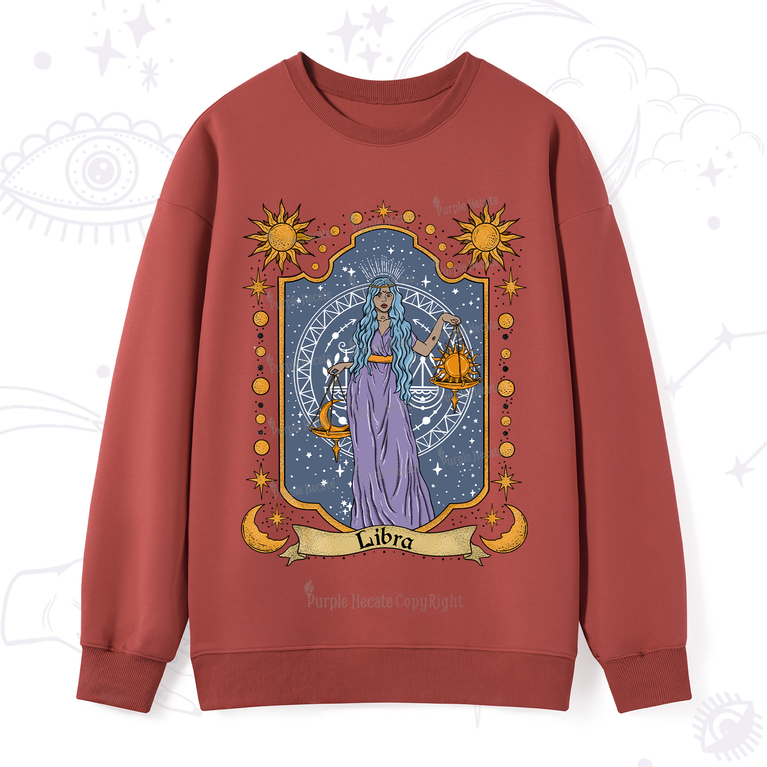 Purplehecate Libra Zodiac Sweatshirt